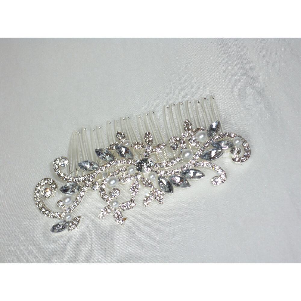 Rhinestone bridal hair comb, tiara, hairpiece, bridal prom hair comb party tiara